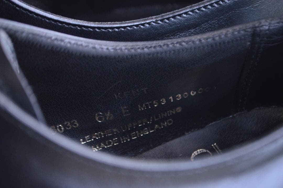 美品　CROCKETT＆JONES　KENT　6.5E　ブラック