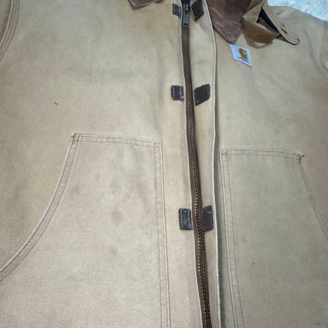 ☆Carhartt J02 サンドストーン トラディショナルコート フード着脱可