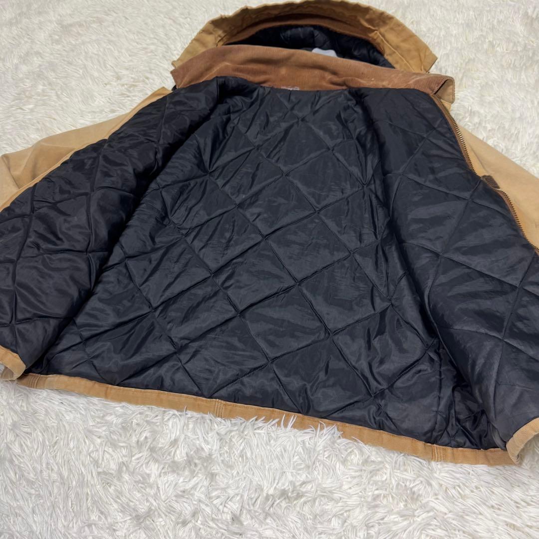 ☆Carhartt J02 サンドストーン トラディショナルコート フード着脱可