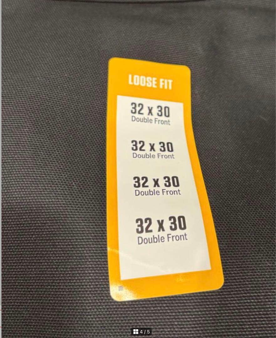 【送料無料】新品未使用タグ付き Carhartt カーハートダブルニー32×30