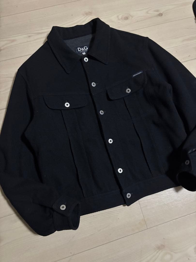 00s D&G DOLCE&GABBANA ウールトラッカージャケット