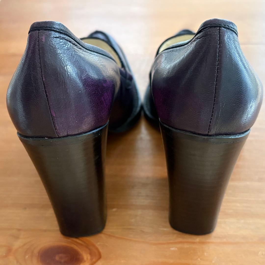 超希少！　MIU MIU　約20年前の商品　ハイヒール　濃紫　ヴィンテージ