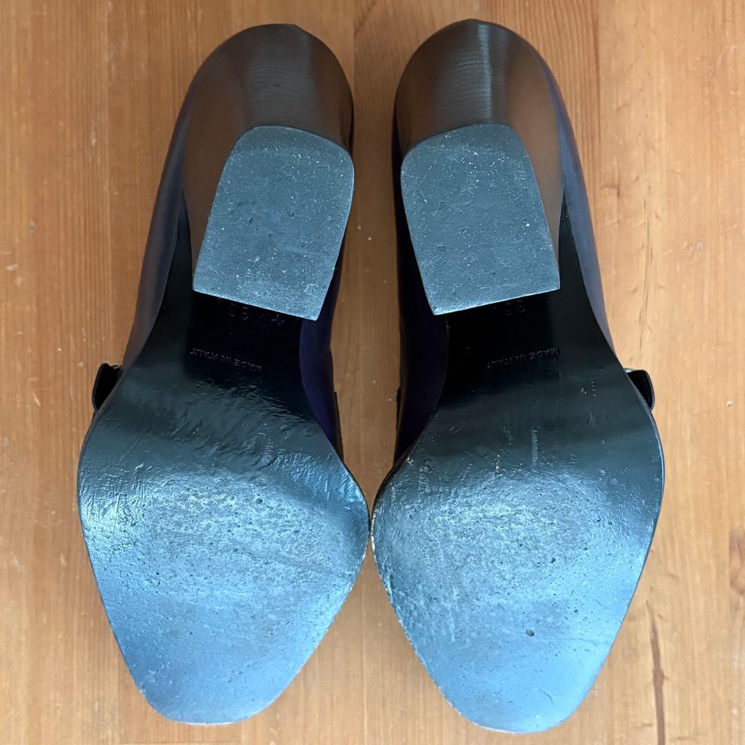 超希少！　MIU MIU　約20年前の商品　ハイヒール　濃紫　ヴィンテージ