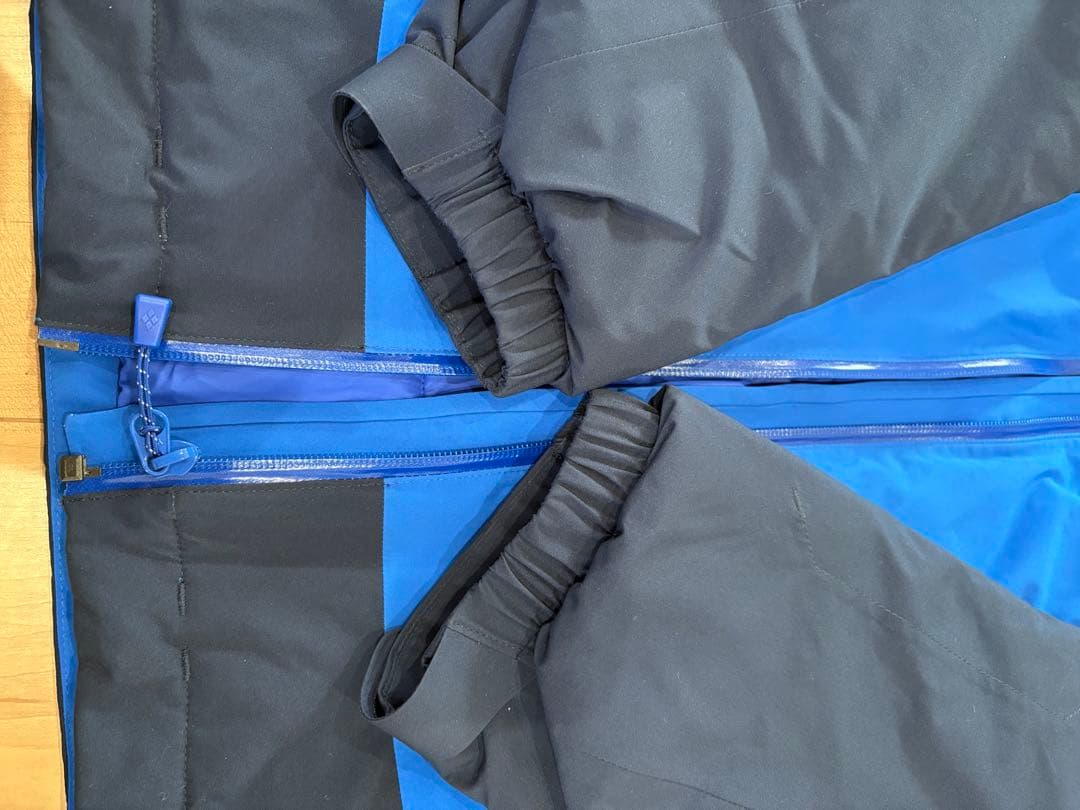 【美品】mont-bell スキーウェア 160 青黒