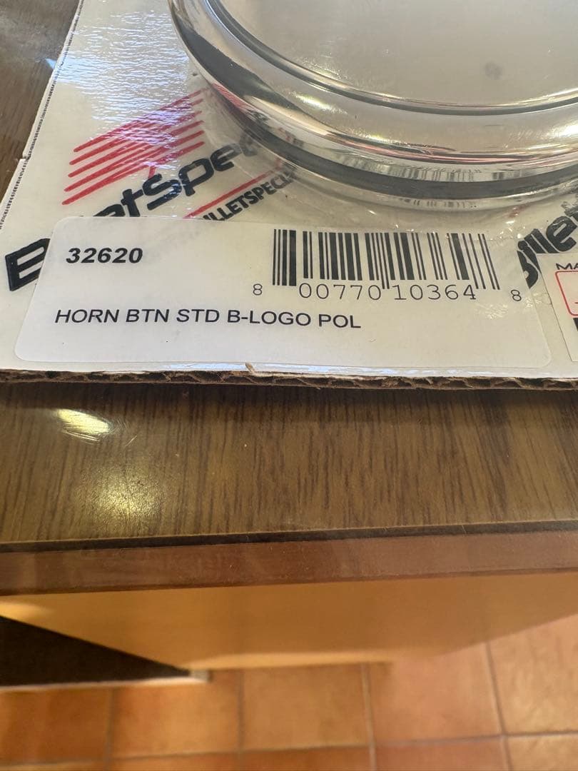 Billet Specialties ホーンボタン ポリッシュ仕上げ