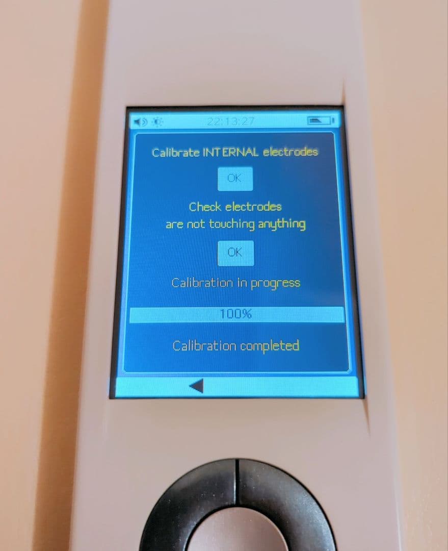 【中古美品】NESマイヘルス　波動ヒーリング　情報療法デバイス　詳細チャート付き