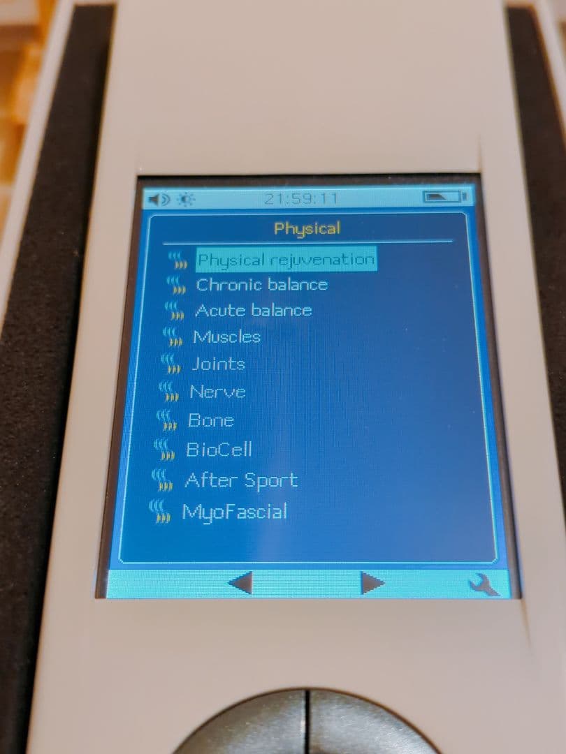 【中古美品】NESマイヘルス　波動ヒーリング　情報療法デバイス　詳細チャート付き