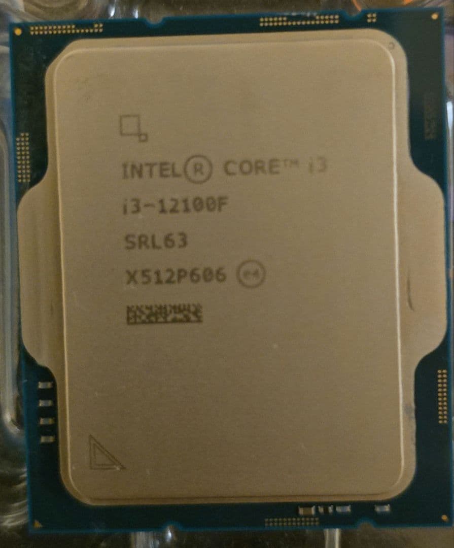 Intel Core i3-12100F CPU　他　２品