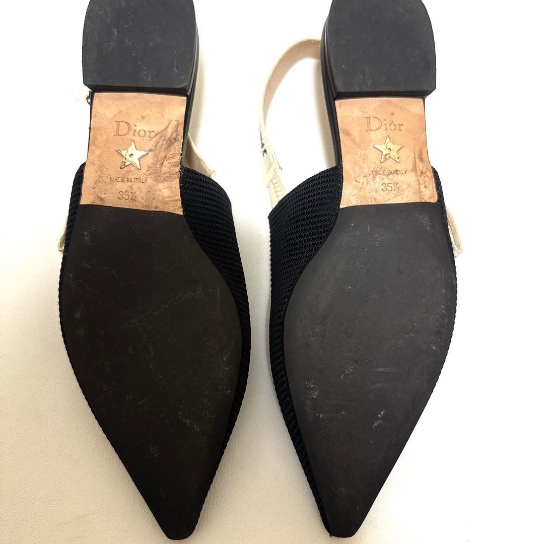 【希少】Dior J’ADIOR フラットシューズ 35.5 ミュール　サンダル