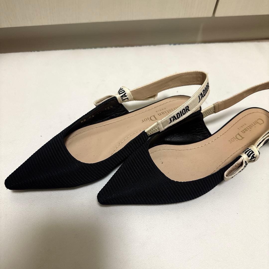 【希少】Dior J’ADIOR フラットシューズ 35.5 ミュール　サンダル