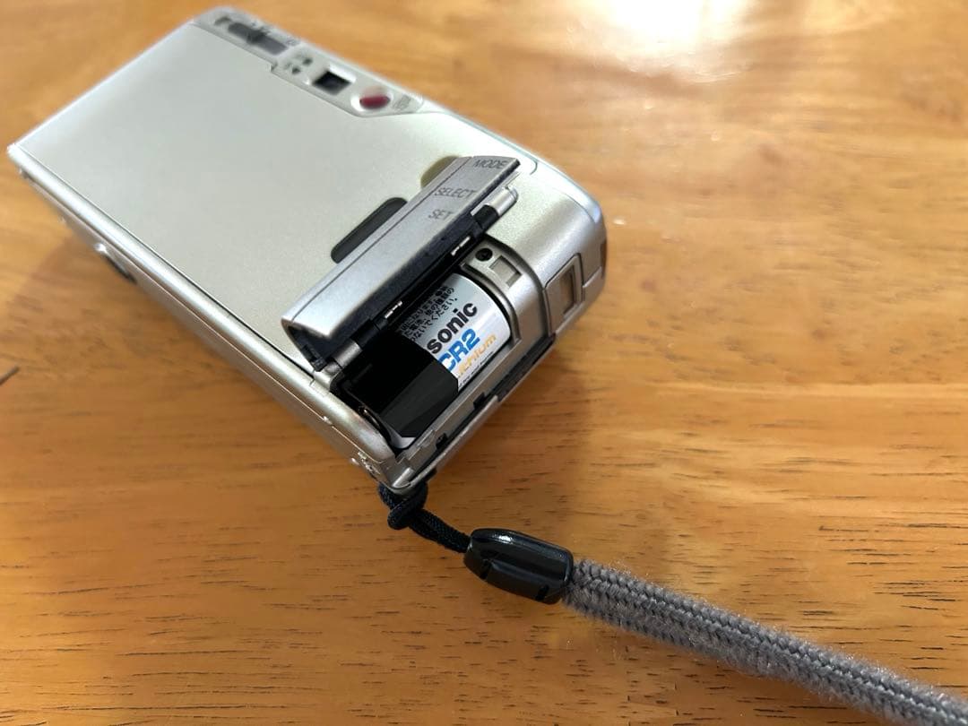 【動作〇】RICOH R1s フィルムカメラ シルバー　専用本革ケース付き