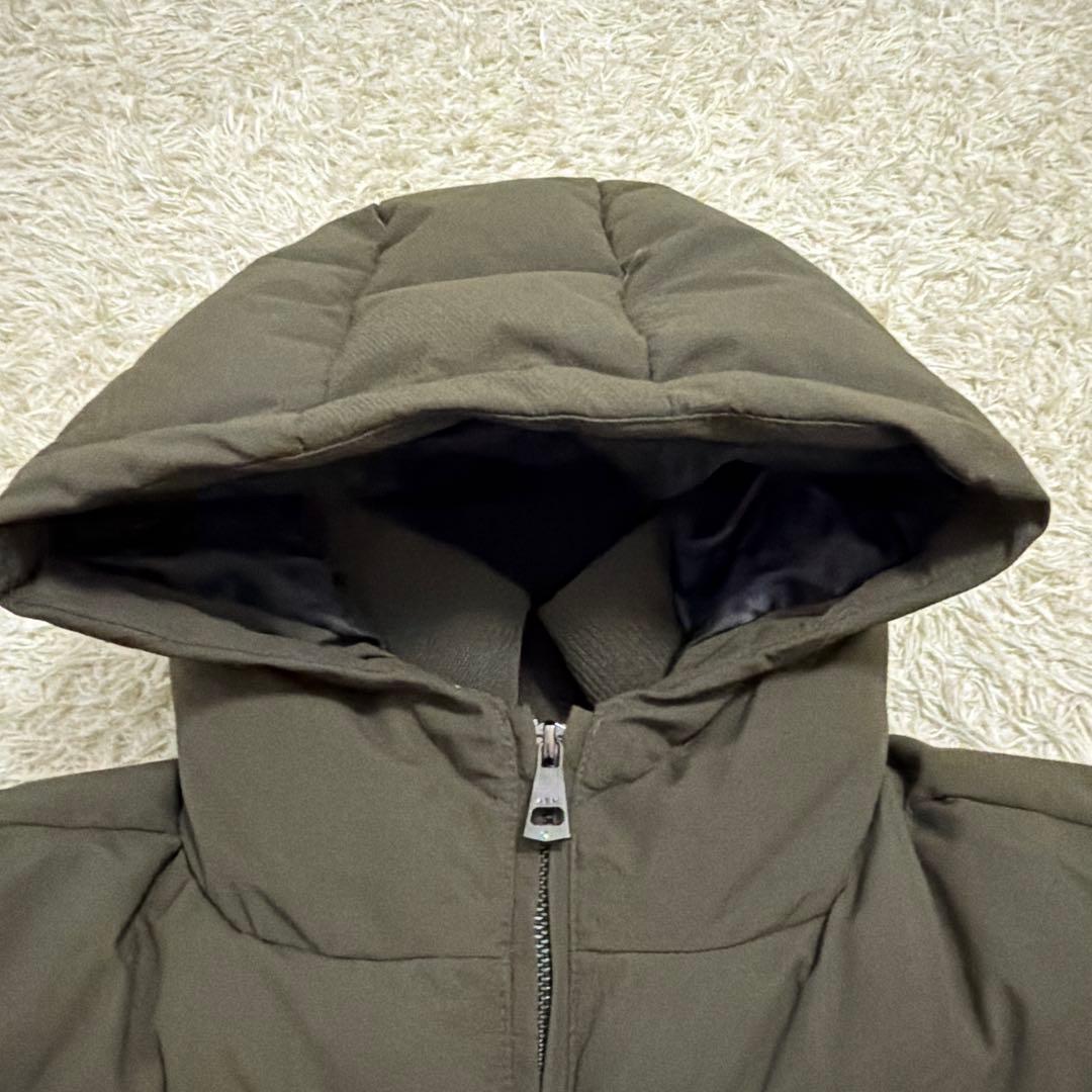 AKM Contemporary ダウンジャケット M カーキ 美品 フード付