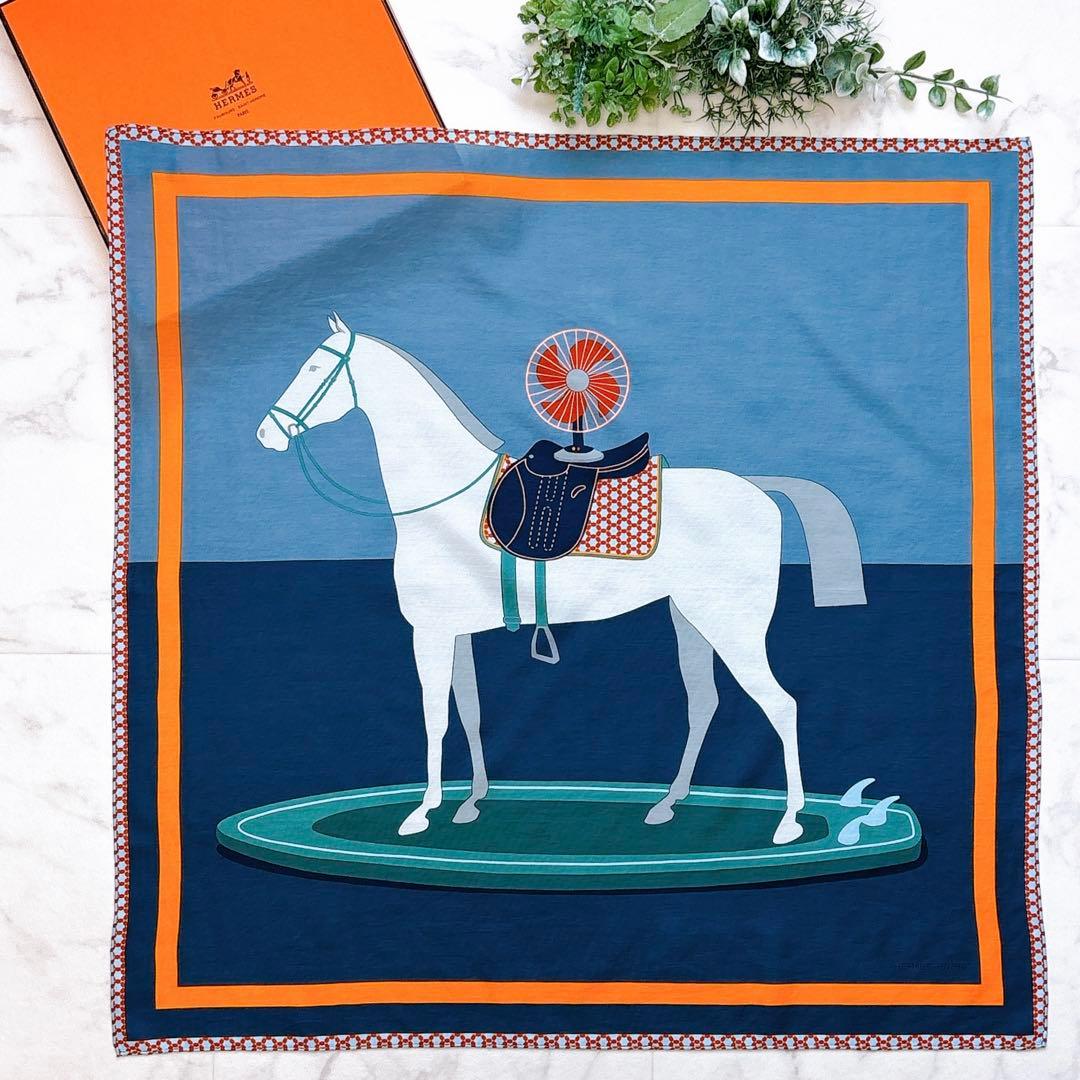 レア！　エルメス　カレ65　サーフィンファン　surfing fan スカーフ