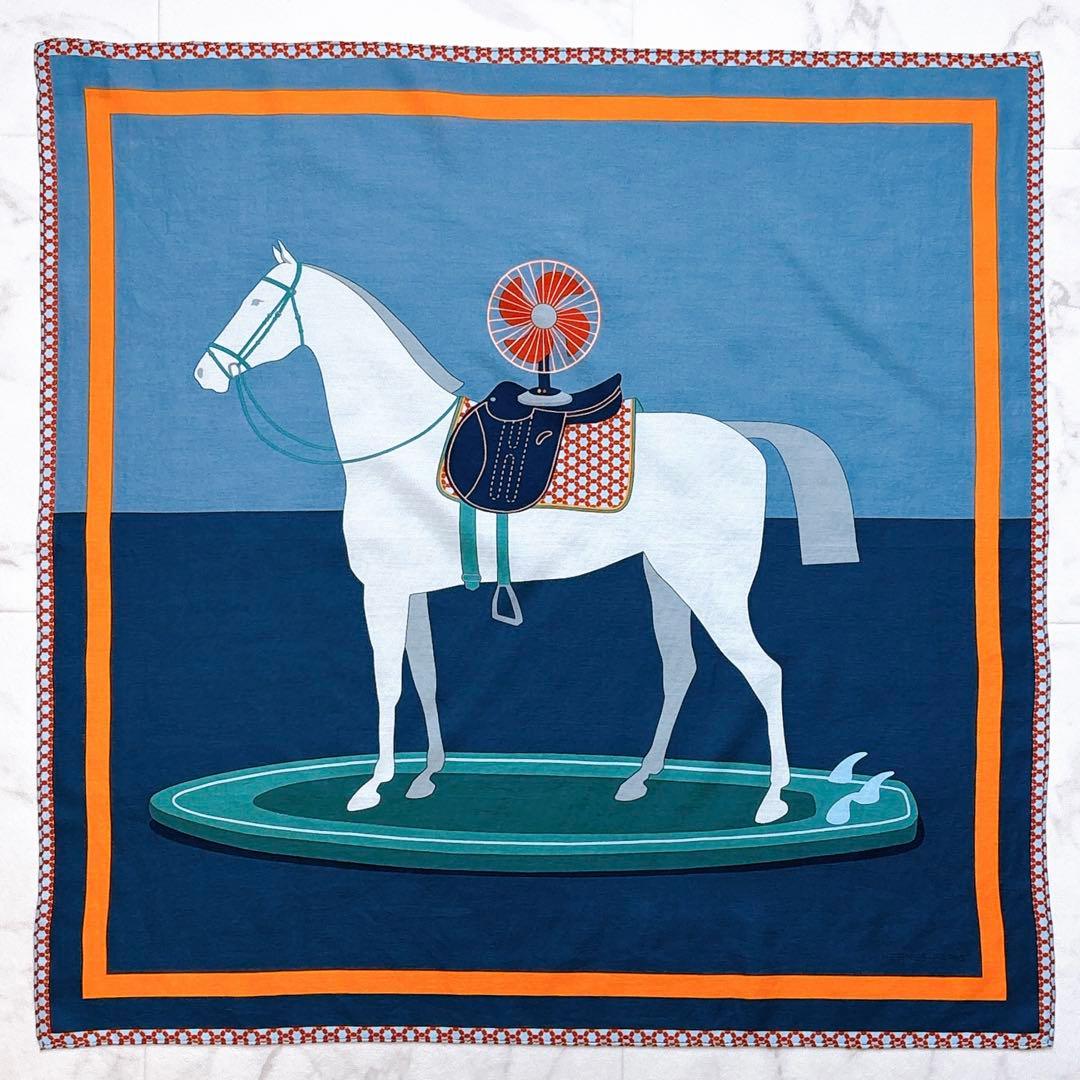 レア！　エルメス　カレ65　サーフィンファン　surfing fan スカーフ