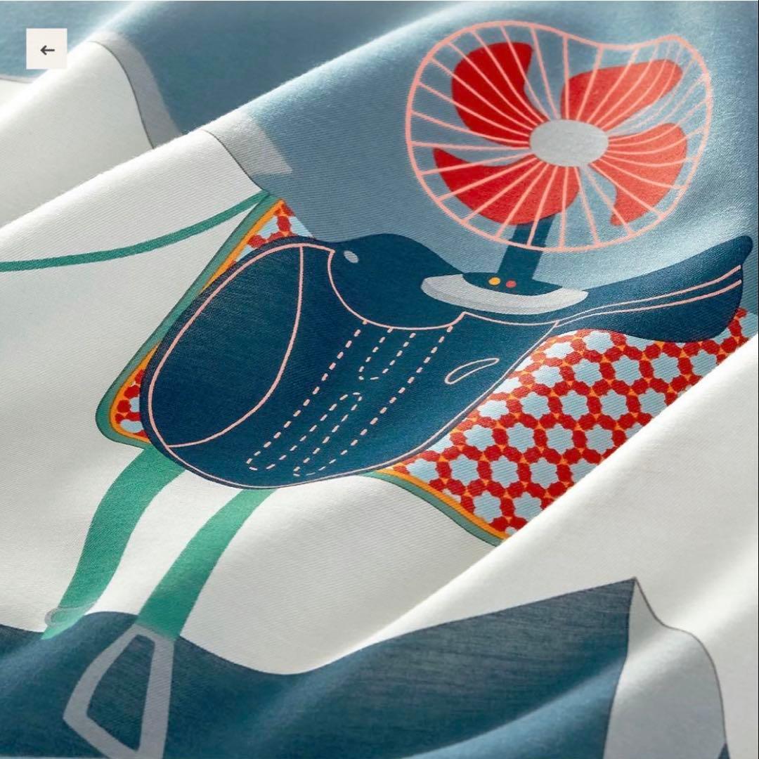 レア！　エルメス　カレ65　サーフィンファン　surfing fan スカーフ