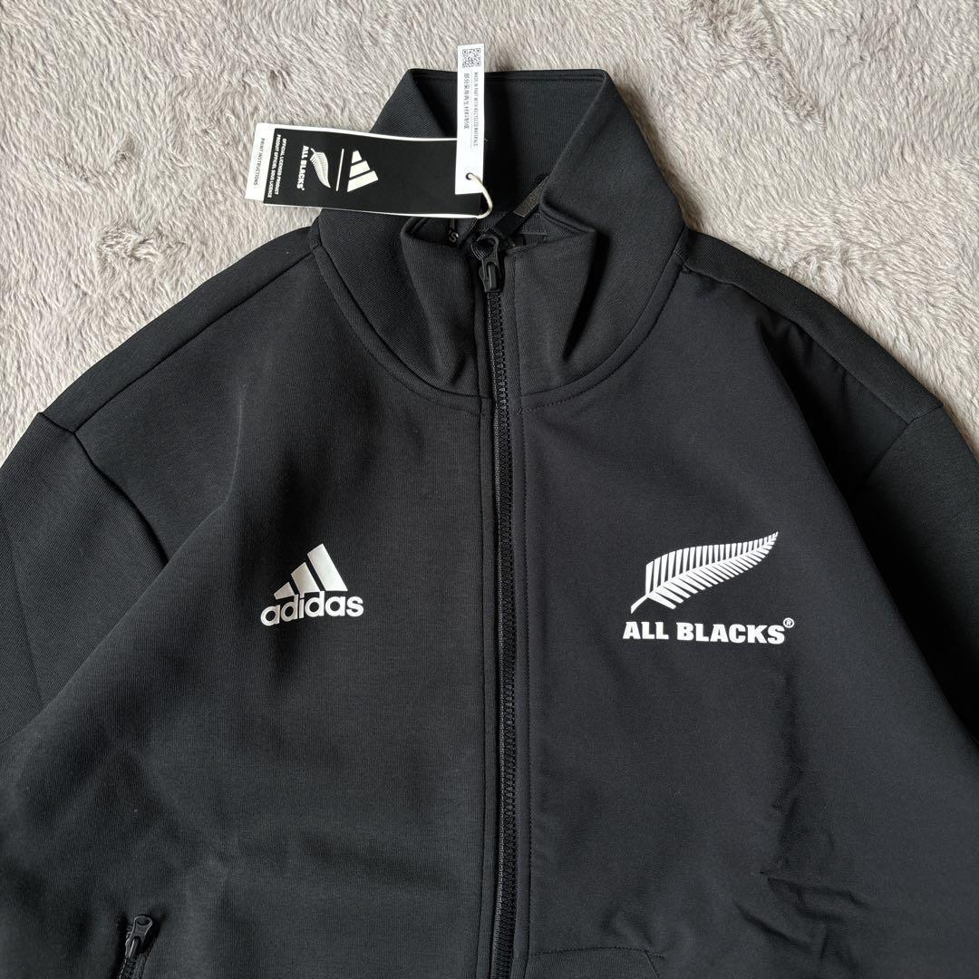 新品 アディダス ADIDAS オールブラックス ラグビー アンセムジャケットM