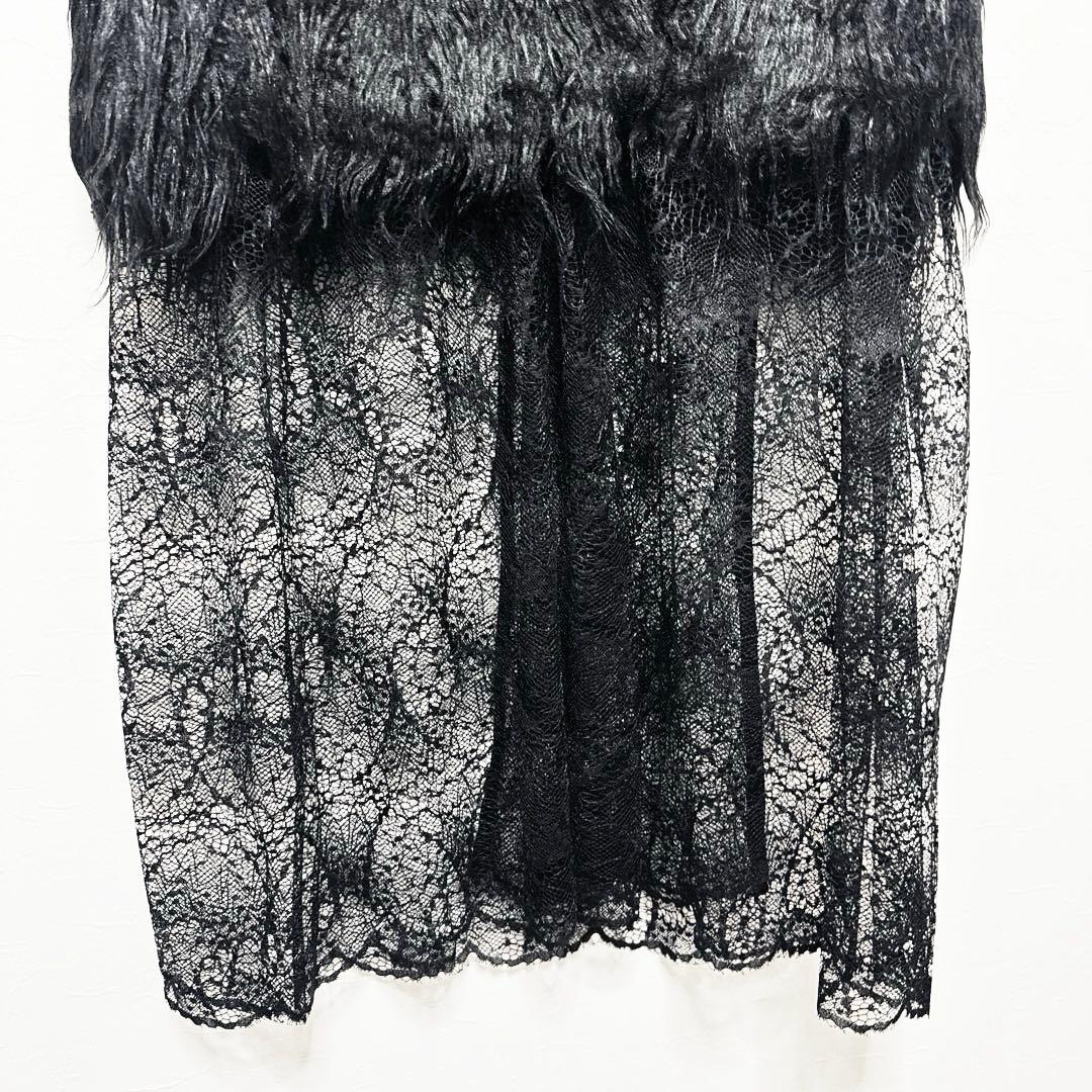 resil ヤマダヤ　レースドッキングロングジレ　ドレスジレコート