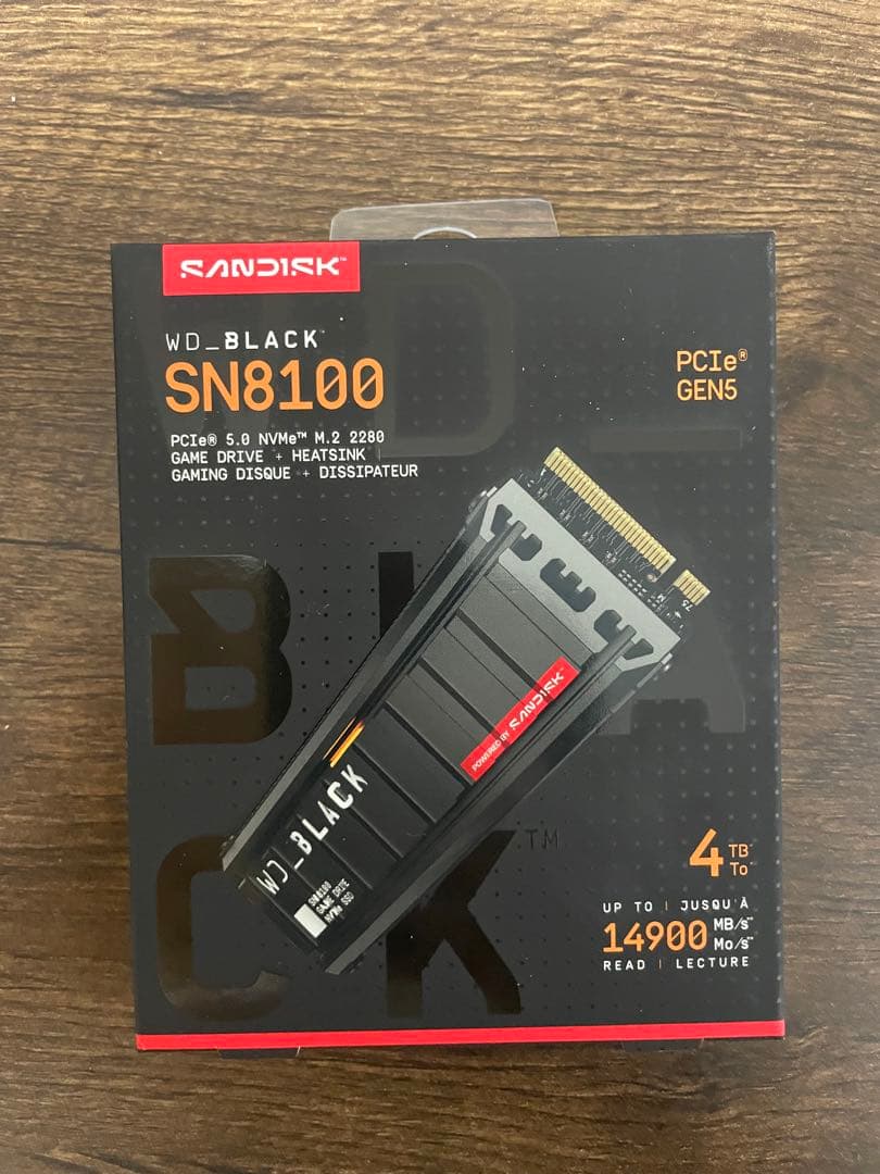 【新品未開封 定価228,800円 】SN8100 4TB ヒートシンク付