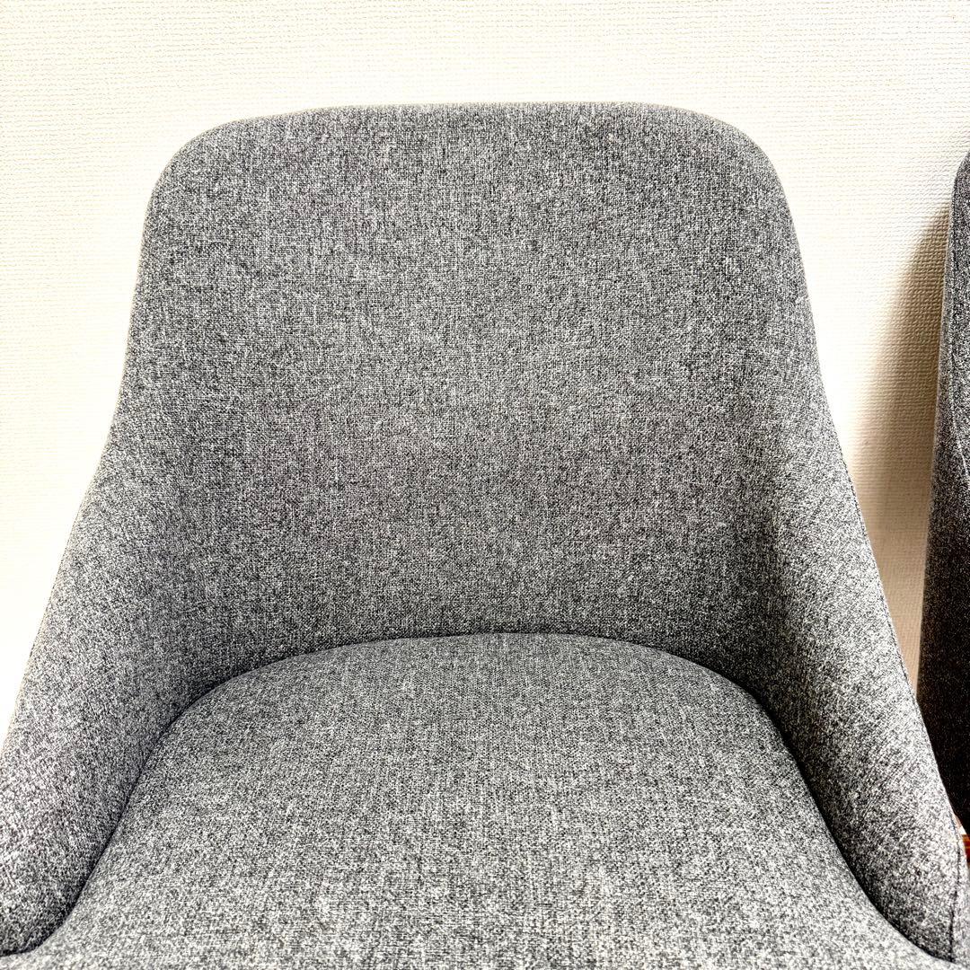 【美品/送料込】IKEA ヤンオロフ回転パーソナルチェア ミディアムグレー 2脚