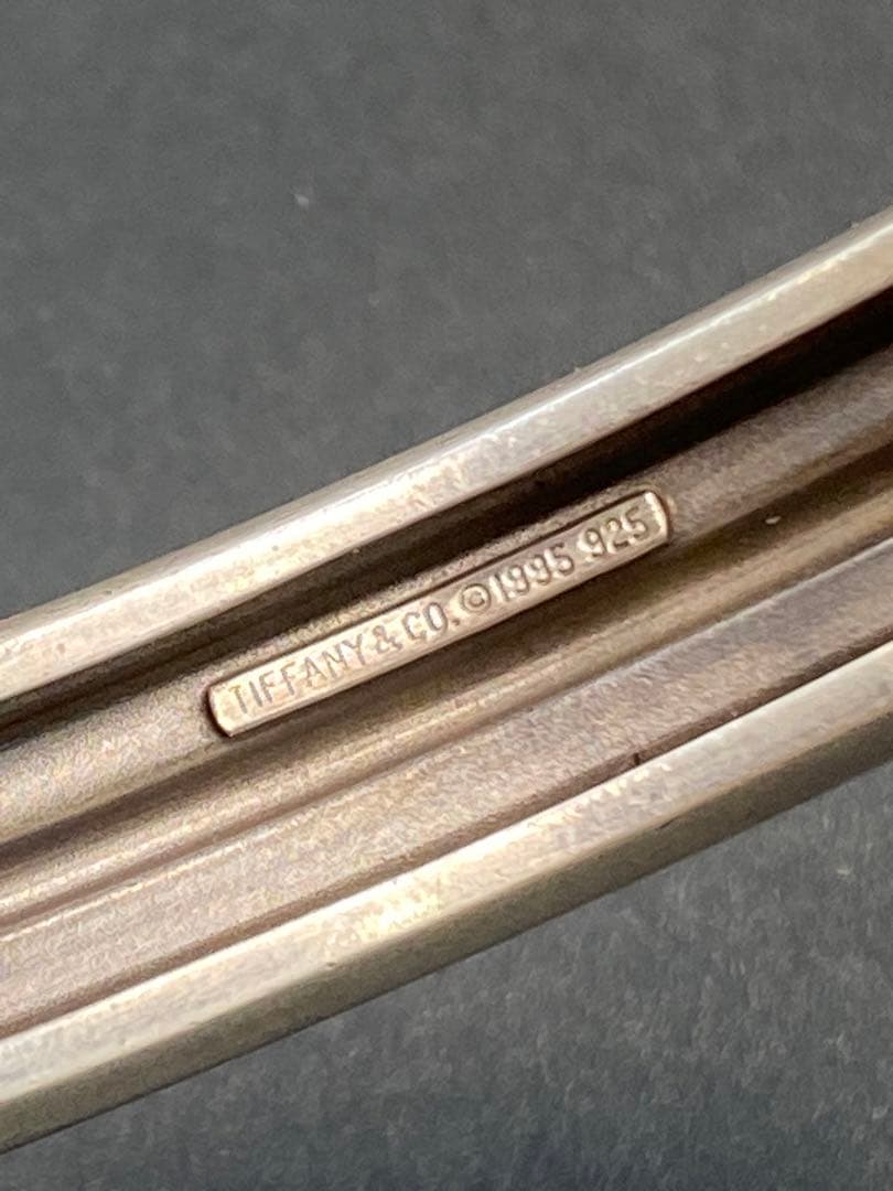 【希少】ヴィンテージ　ティファニー　1995 グループド　バングル925