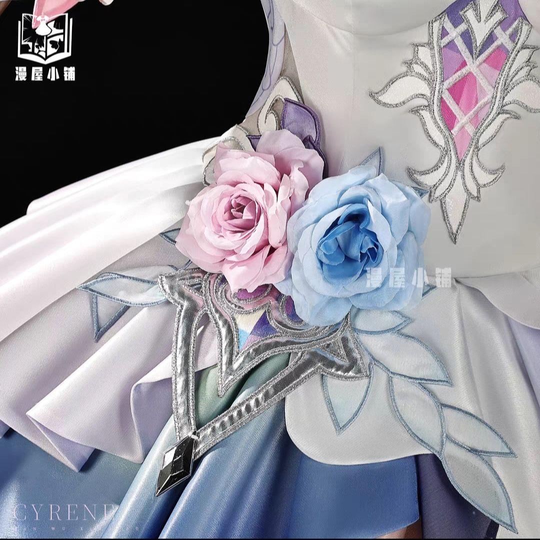 即発送　崩壊スターレイル　キュレネ　三分妄想製ウィッグ付　コスプレ衣装