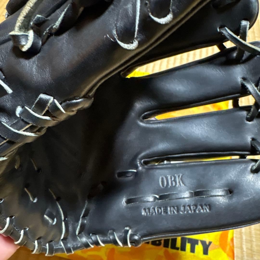 ごりら印の野球道具　投手用OBK 硬式グローブ