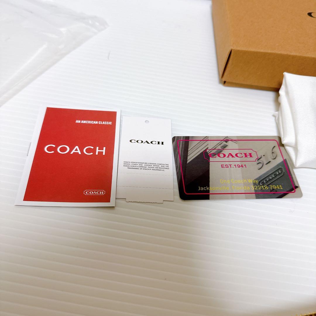 【新品未使用】COACH　長財布　C8695　IMCAH ホワイト　花柄