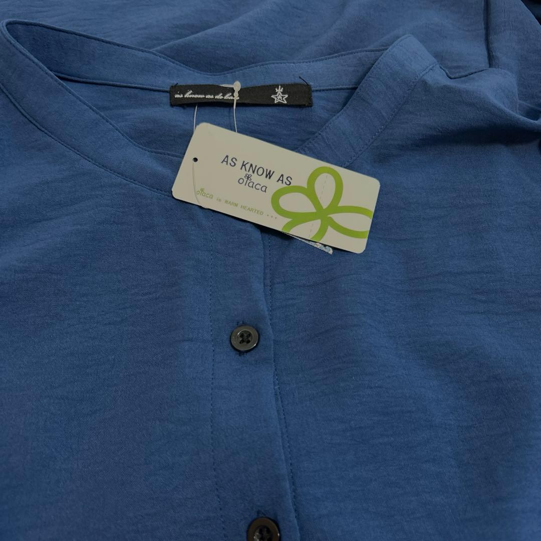 【新品タグ付き】アズノウアズオオラカ 着回しグーのギャザーワンピース　19号