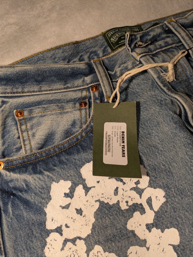 タグ付き新品未使用 デニムティアーズ Straight Wreath Denim