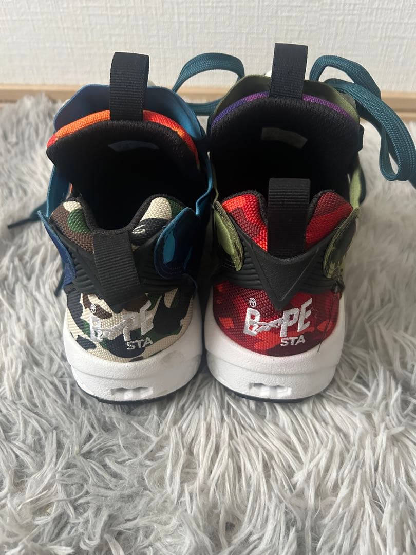 A BATHING APE BAPE STA カモフラージュシューズ　24センチ