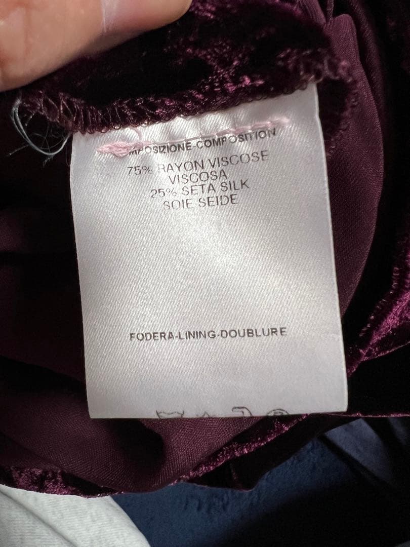 GUCCI ハイネック　ベロア　タイトワンピース