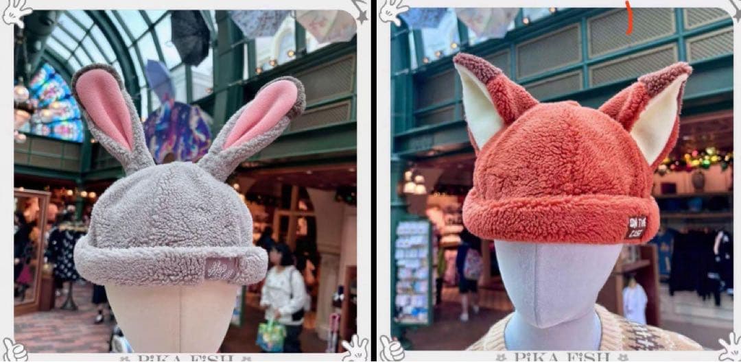 Fニック　ジュディ　帽子　香港ディズニー　冬