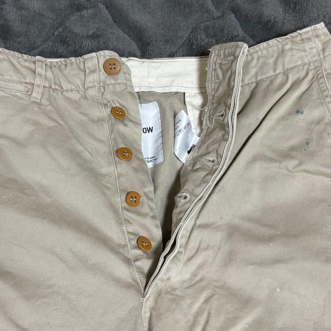 BOWWOW ペイントチノパンツ L