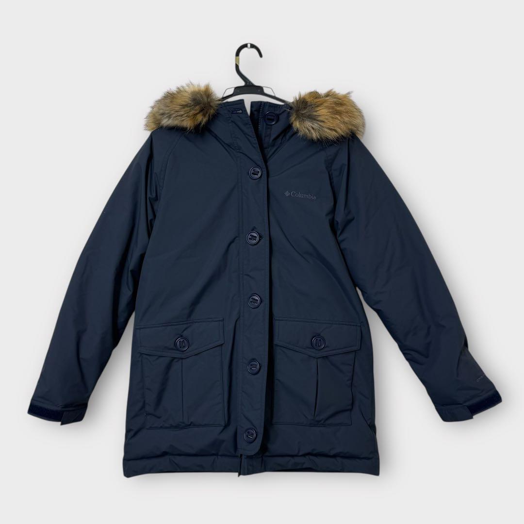 9461.コロンビア タナナループダウンジャケット PL7758 ネイビー