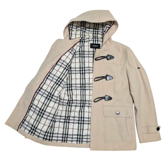 入手困難✨ BURBERRY BLACK LABEL ダッフルコートウール L