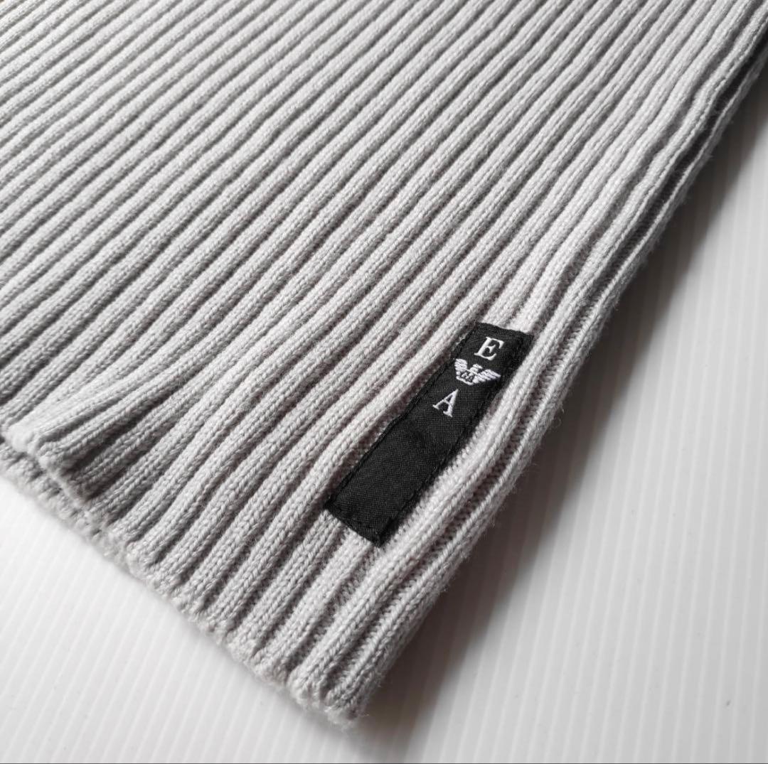 【正規品】EMPORIO ARMANI グレー ハイネックセーター 48 ジップ