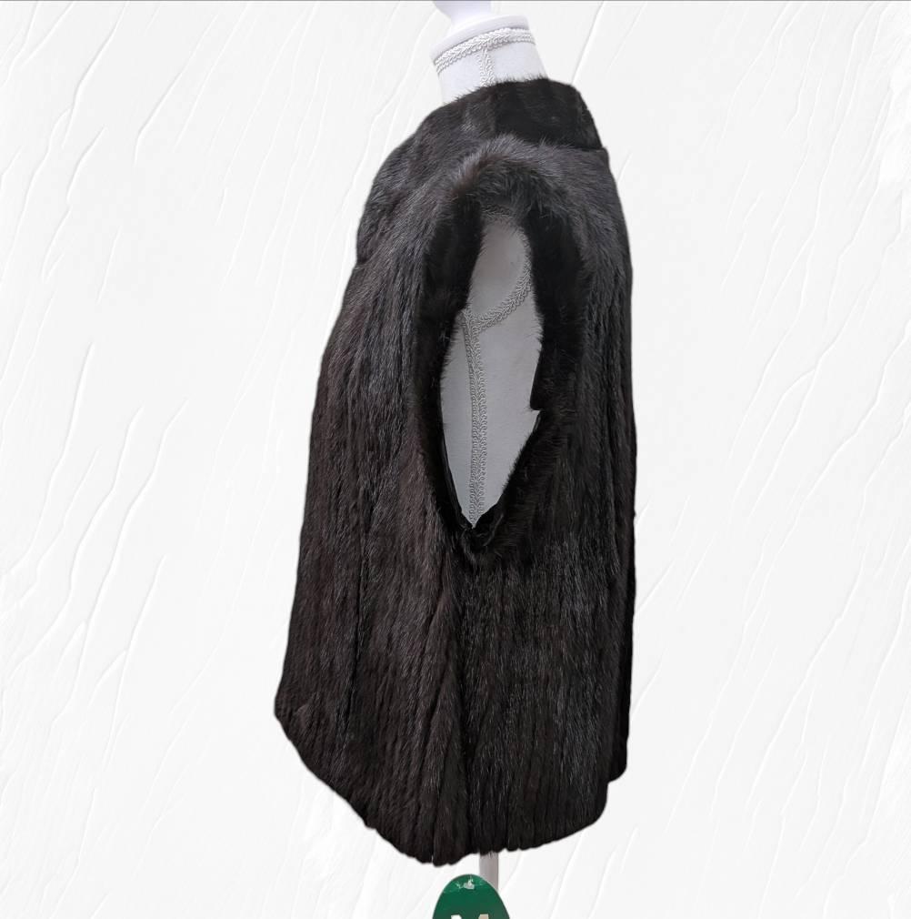 【未使用】SAGA MINK JINDO サガ ミンク 高級 毛皮 ベスト Ｍ