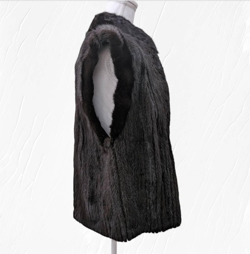 【未使用】SAGA MINK JINDO サガ ミンク 高級 毛皮 ベスト Ｍ