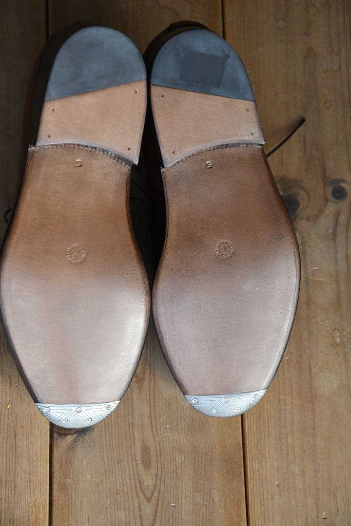 Enzo Bonafe エンツォボナフェ コードバン No.4 プレーントゥ