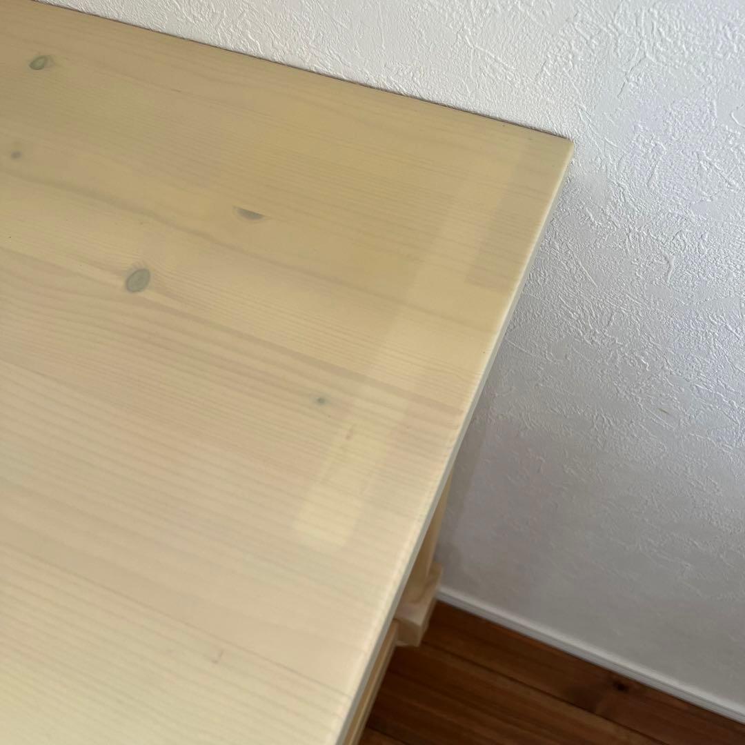 学習机　ナチュラル　木製　脇机