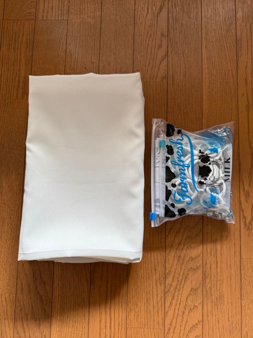 ツッパリクローゼットハンガーラック　フロントハンガー付（オールカーテン）