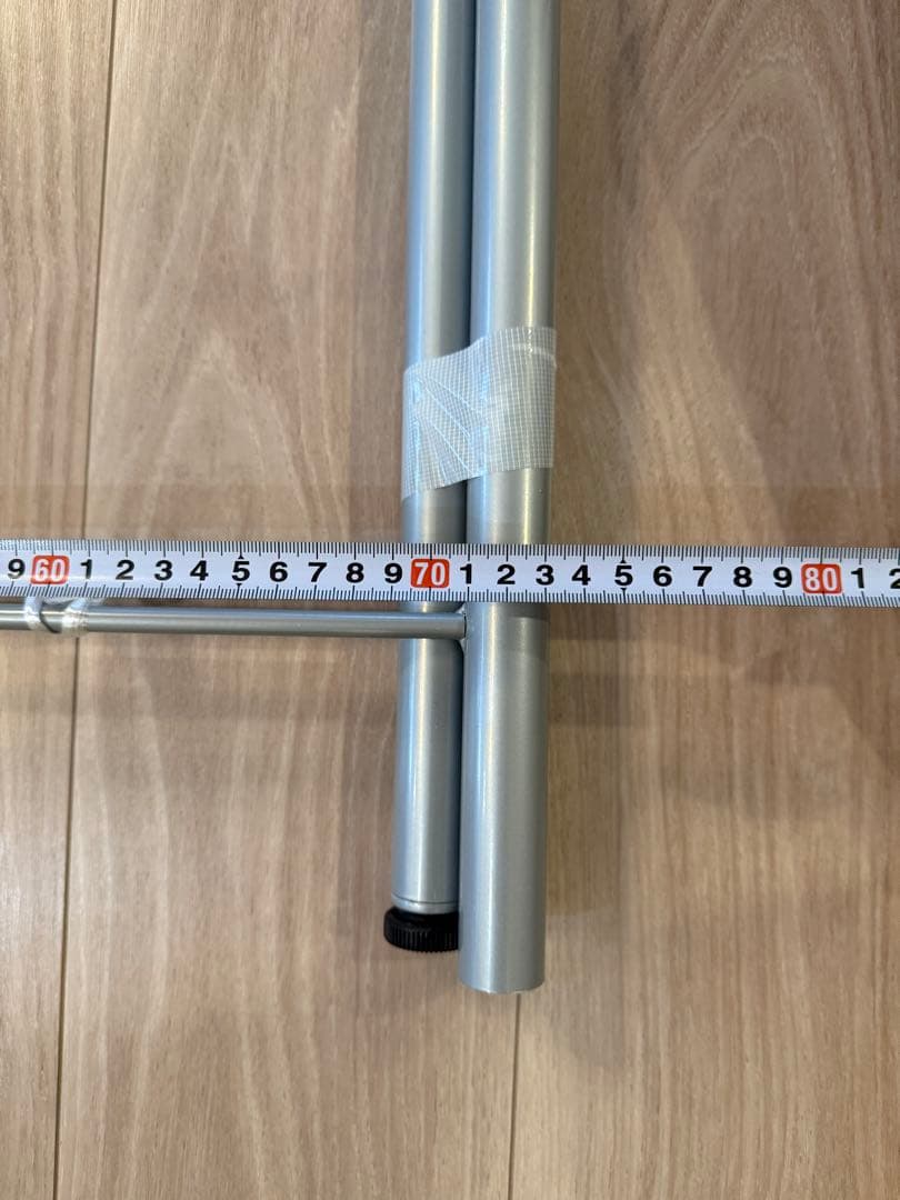 ツッパリクローゼットハンガーラック　フロントハンガー付（オールカーテン）