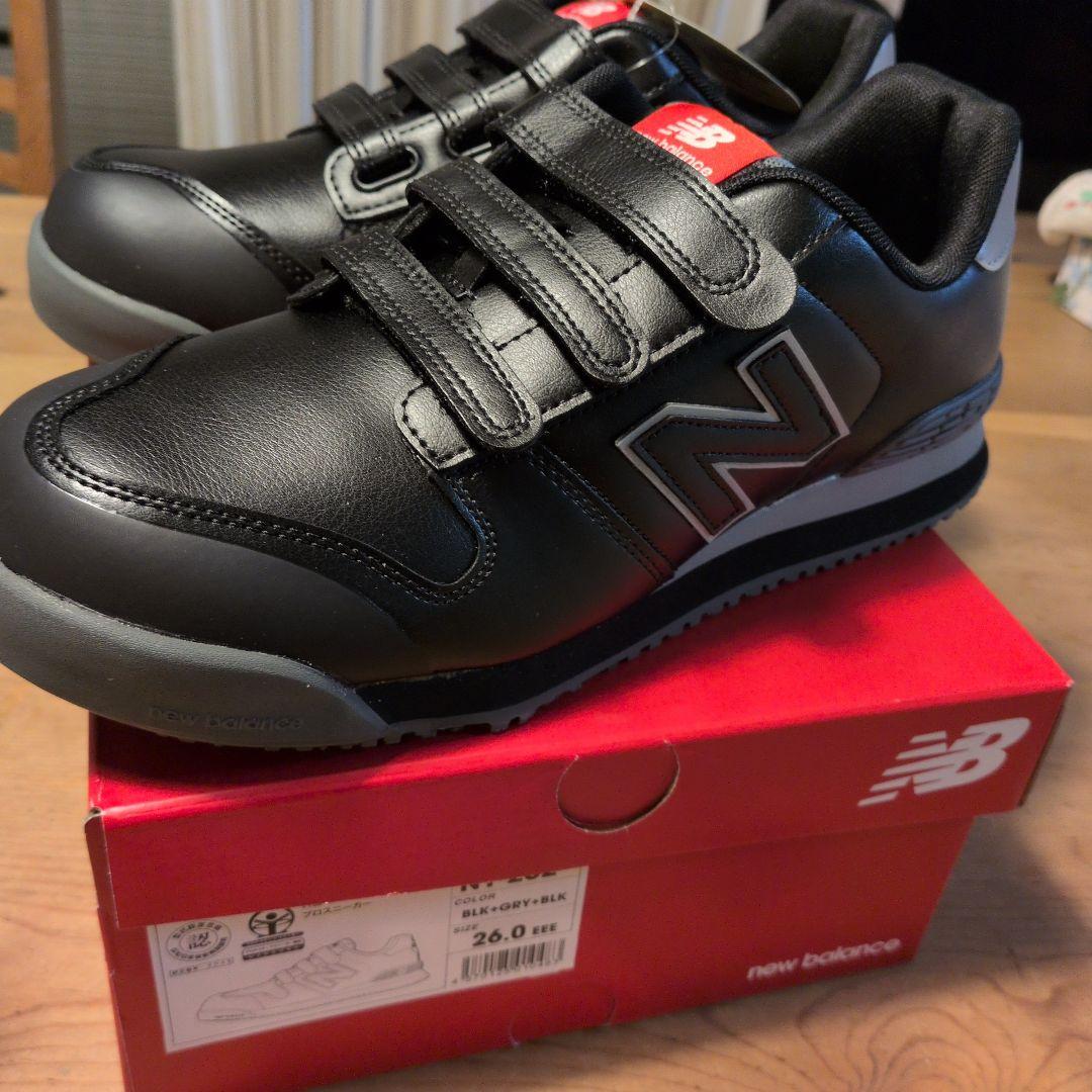 New Balance NY-282 安全靴 26.0 EEE ブラック