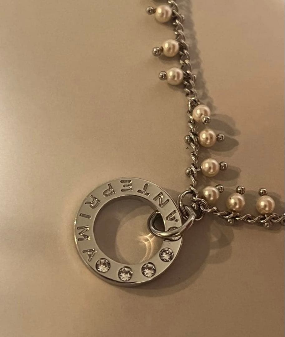 美品★アンテプリマ ガーラグリッターチャーム★ピンク リボン