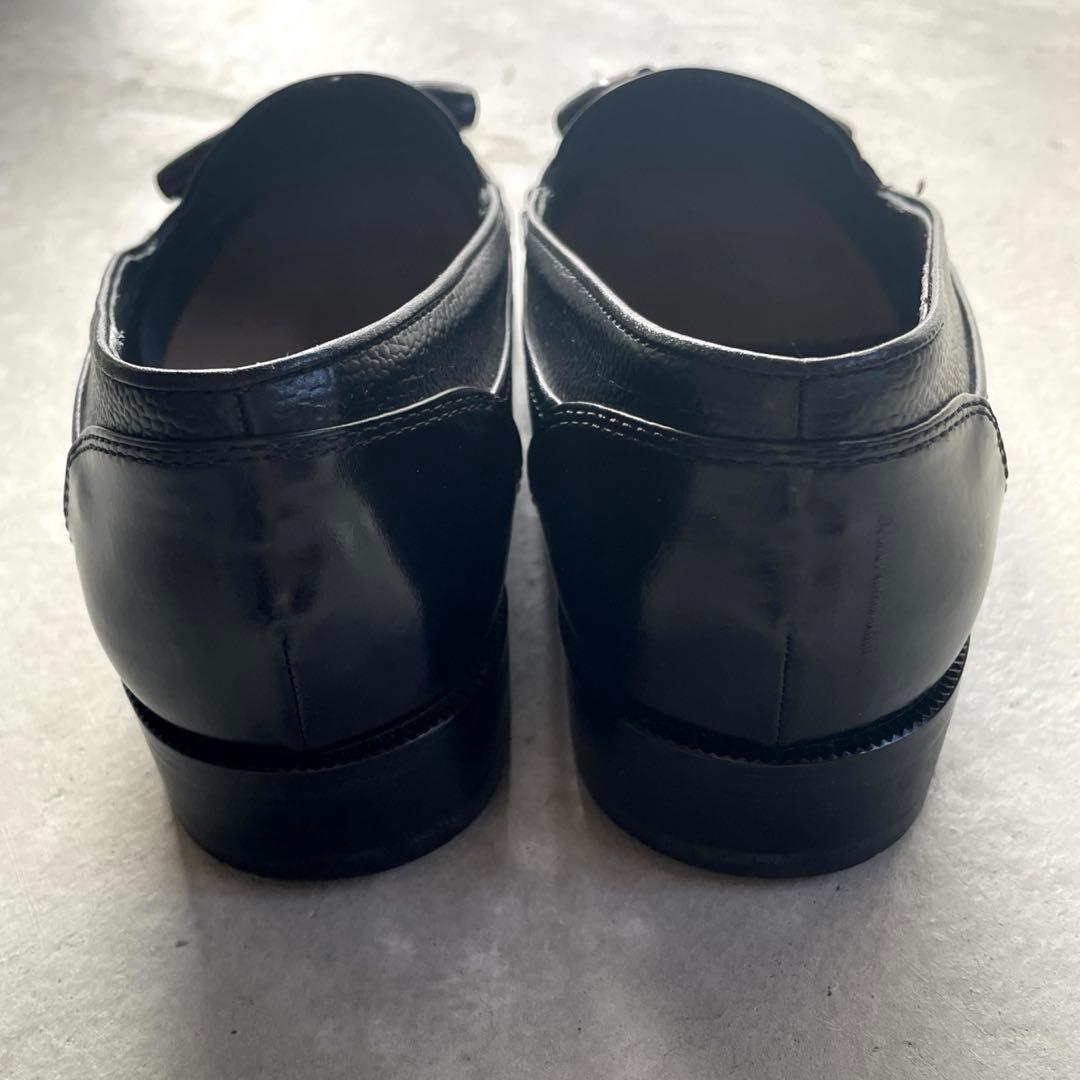 【美品】YSL イヴ・サンローラン タッセル ローファー 黒 革靴