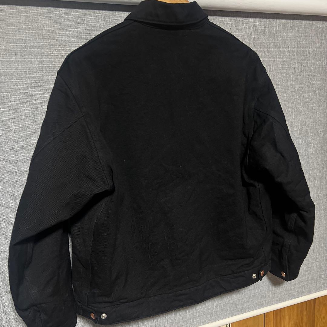 COMOLI 26ss ブラックデニムジップショートジャケット