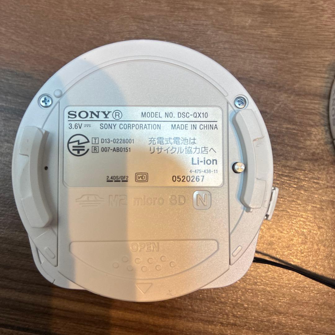 動作確認済　Sony DSC-QX10 コンパクトカメラ説明書付