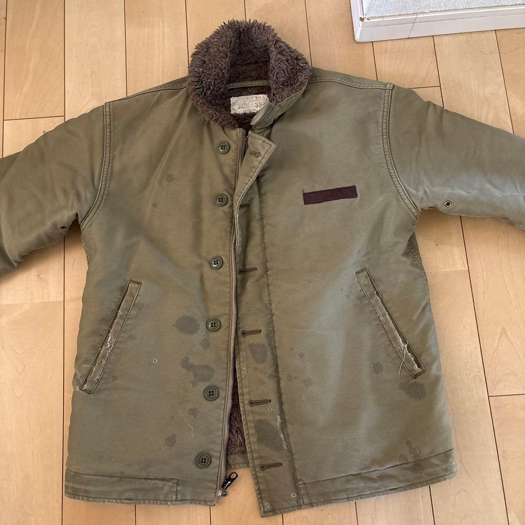 U.S. NAVY ミリタリージャケット サイズ38 デッキジャケット