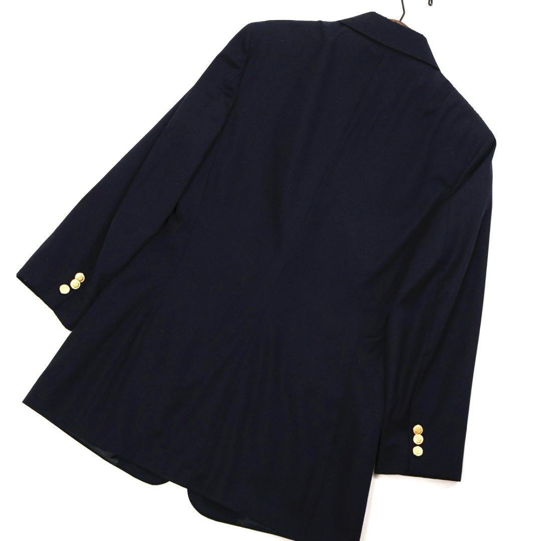 H4280◾️ブルックスブラザーズ　ウール　濃紺　金釦　ブレザー　Y2K