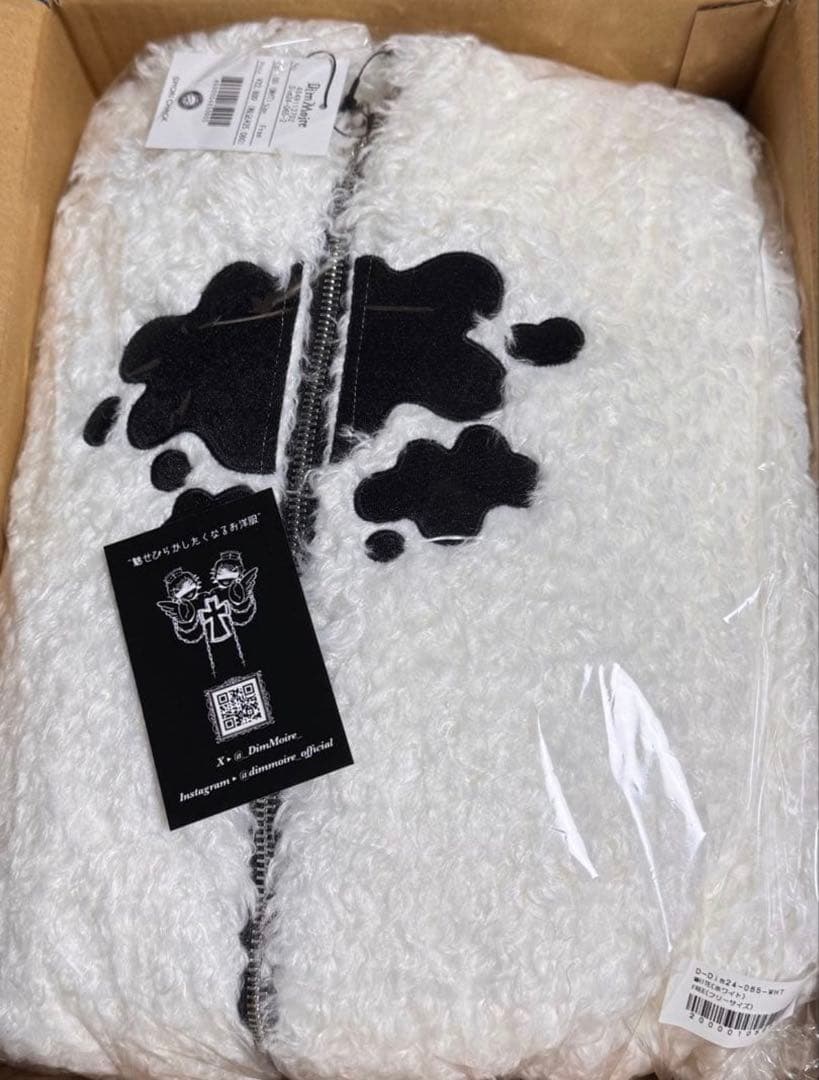 DimMoire グル〜ミ〜 グルーミー ボア パーカー ホワイト GLOOMY